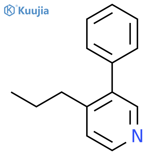 3-phenyl-4-propylpyridine structure