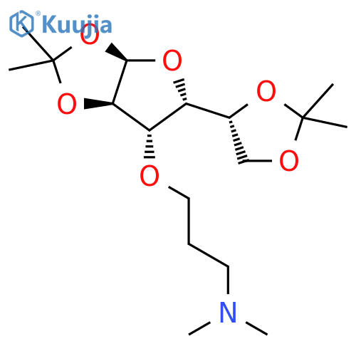 a-D-Glucofuranose,3-O-[3-(dimethylamino)propyl]-1,2:5,6-bis-O-(1-methylethylidene)- structure