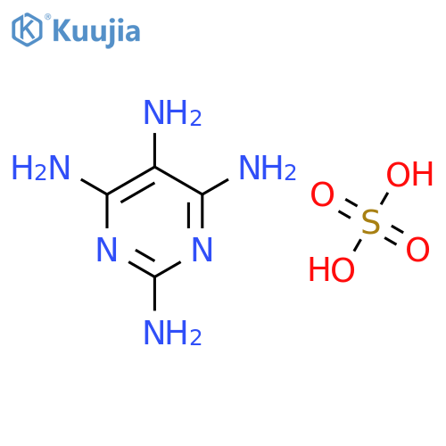2,4,5,6-Tetraaminopyrimidine sulfate structure
