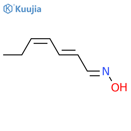 2,4-Heptadienal; (2Z,4E)-form, (E)-Oxime structure
