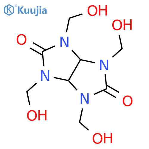 Tetramethylol acetylenediurea structure