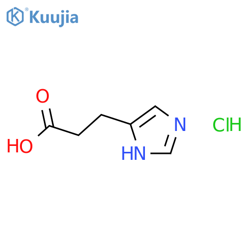 3-(1H-imidazol-5-yl)propanoic acid;hydrochloride structure