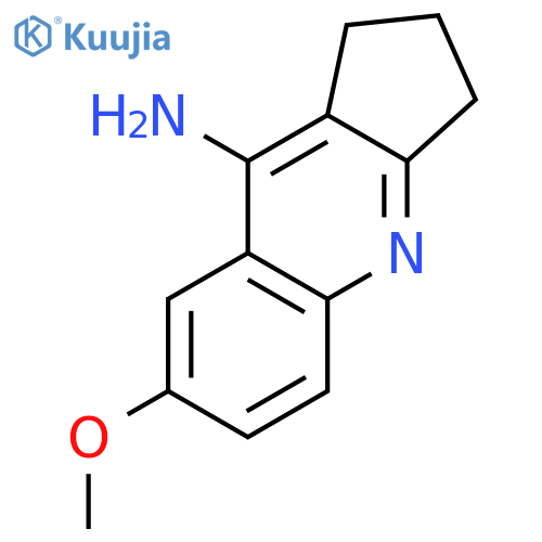 1H-Cyclopenta[b]quinolin-9-amine,2,3-dihydro-7-methoxy- structure