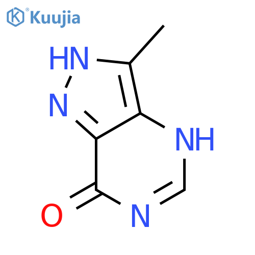 3-methyl-1H,6H,7H-pyrazolo[4,3-d]pyrimidin-7-one structure