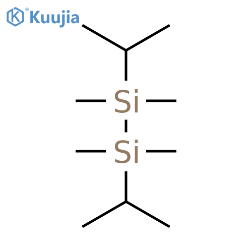 Disilane, 1,1,2,2-tetramethyl-1,2-bis(1-methylethyl)- structure