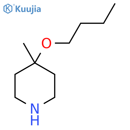 4-butoxy-4-methylpiperidine structure