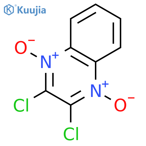 Quinoxaline, 2,3-dichloro-, 1,4-dioxide structure