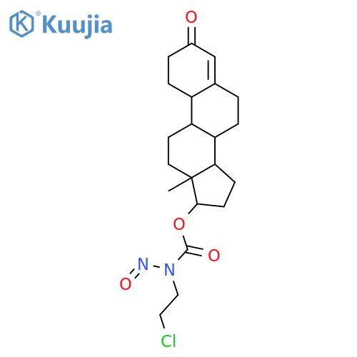 Estr-4-en-3-one,17-[[[(2-chloroethyl)nitrosoamino]carbonyl]oxy]-, (17b)- (9CI) structure