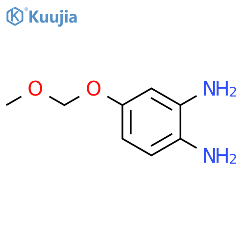 1,2-Benzenediamine, 4-(methoxymethoxy)- structure