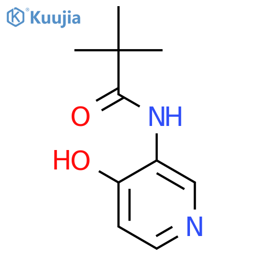 n-(4-hydroxy-pyridin-3-yl)-2,2-dimethyl-propionamide structure