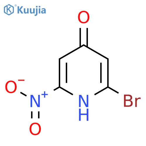 4-Pyridinol, 2-bromo-6-nitro- structure