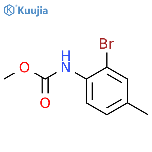 Methyl N-(2-Bromo-4-methylphenyl)carbamate structure