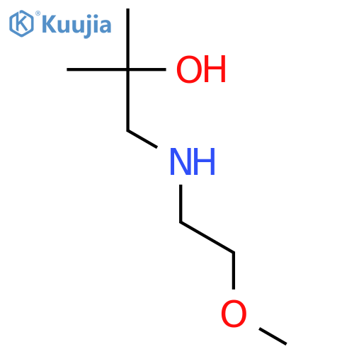 2-Propanol, 1-[(2-methoxyethyl)amino]-2-methyl- structure
