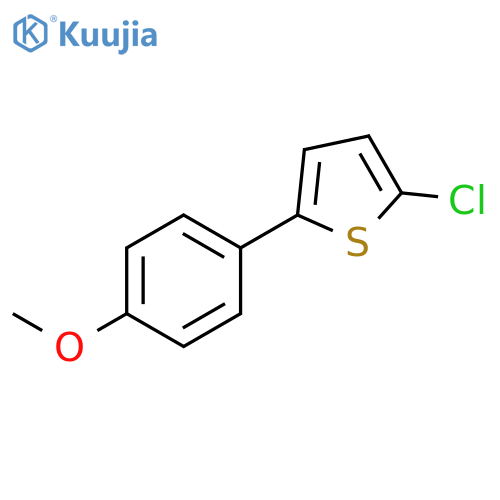 2-chloro-5-(4-methoxyphenyl)thiophene structure
