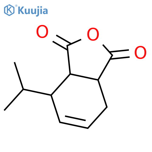 4-propan-2-yl-3a,4,7,7a-tetrahydro-2-benzofuran-1,3-dione structure