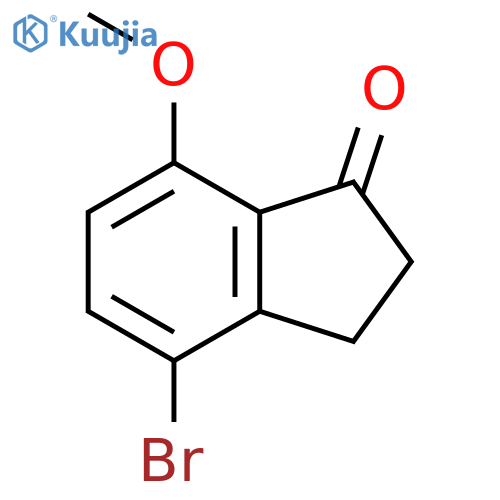 4-Bromo-7-methoxy-2,3-dihydro-1H-inden-1-one structure