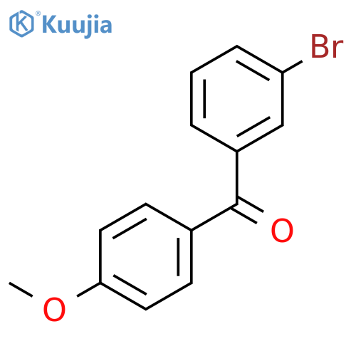 3-Bromo-4'-methoxybenzophenone structure