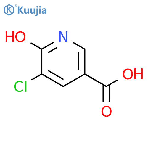 5-Chloro-6-hydroxynicotinic acid structure
