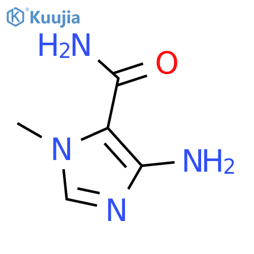 4-Amino-1-methyl-1H-imidazole-5-carboxamide structure