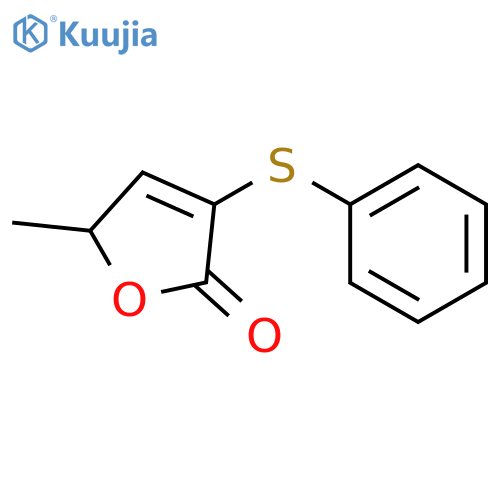 2(5H)-Furanone, 5-methyl-3-(phenylthio)- structure
