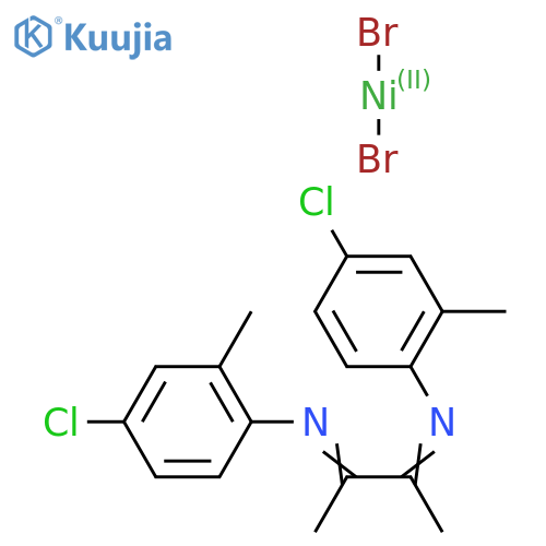 2,3-Bis[(N-4-chloro-2-methylphenyl)imino]butane-nickel(II)-dibromide structure