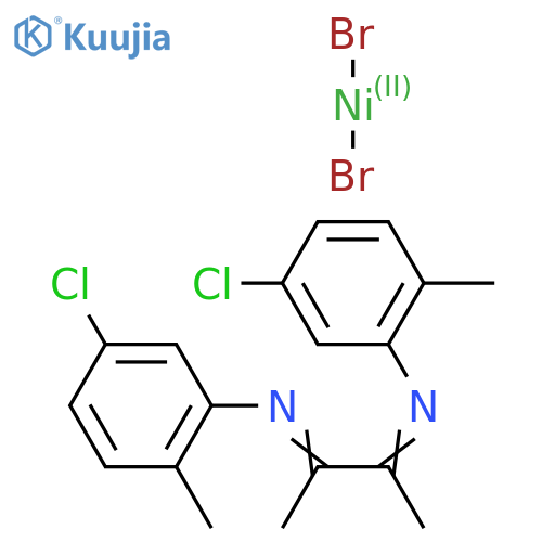 2,3-Bis[(N-5-chloro-2-methylphenyl)imino]butane-nickel(II)-dibromide structure