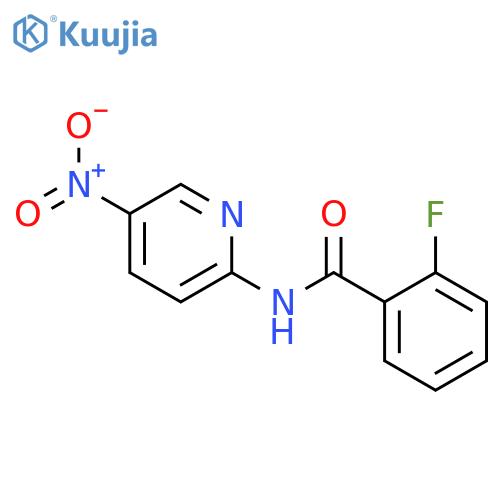 2-Fluoro-N-(5-nitro-pyridin-2-yl)-benzamide structure