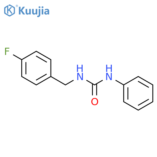 UREA, N-[(4-FLUOROPHENYL)METHYL]-N'-PHENYL- structure