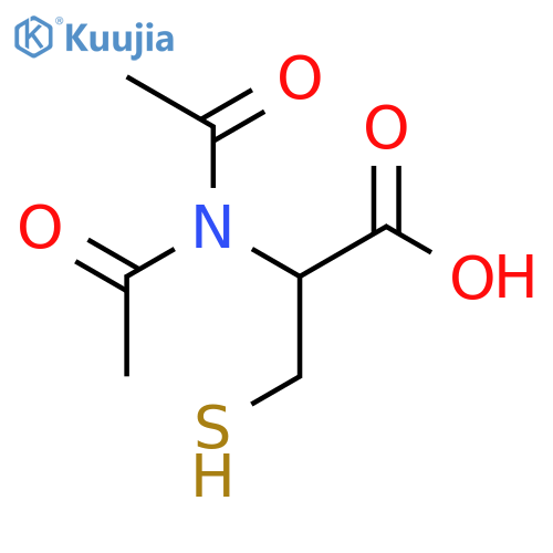N,N-diacetylcysteine structure
