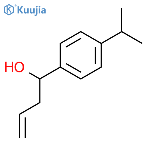 1-(4-propan-2-ylphenyl)but-3-en-1-ol structure