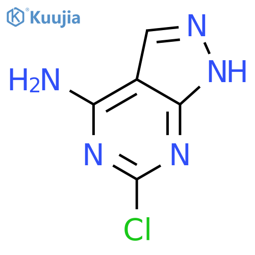 6-Chloro-1h-pyrazolo[3,4-d]pyrimidin-4-amine structure