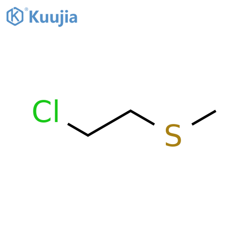 1-chloro-2-(methylsulfanyl)ethane structure