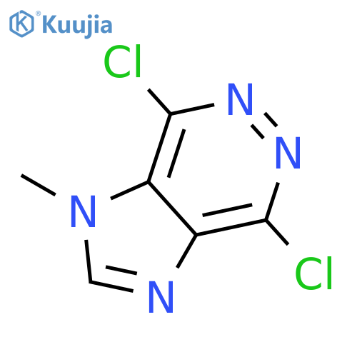 4,7-dichloro-1-methyl-1H-Imidazo[4,5-d]pyridazine structure