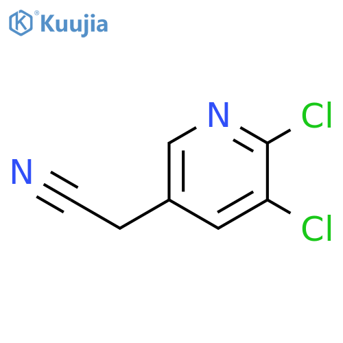2-(5,6-dichloropyridin-3-yl)acetonitrile structure