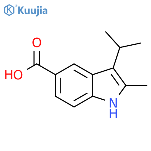 3-Isopropyl-2-methyl-1H-indole-5-carboxylic acid structure