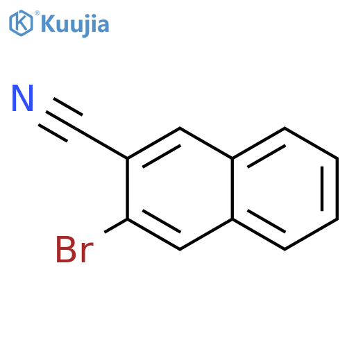 3-Bromonaphthalene-2-carbonitrile structure