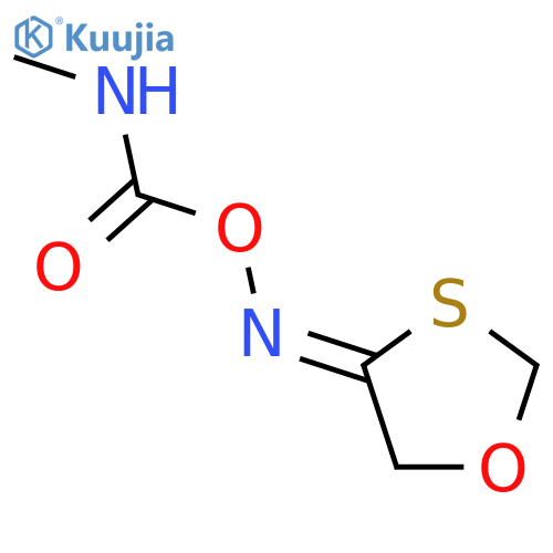 1,3-Oxathiolan-4-one,O-[(methylamino)carbonyl]oxime, (Z)- (9CI) structure