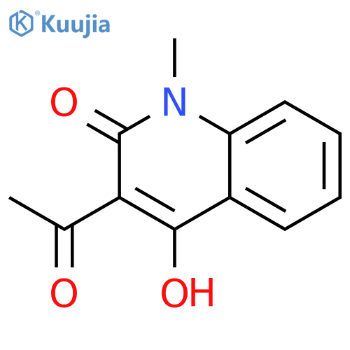 2(1H)-Quinolinone, 3-acetyl-4-hydroxy-1-methyl- structure