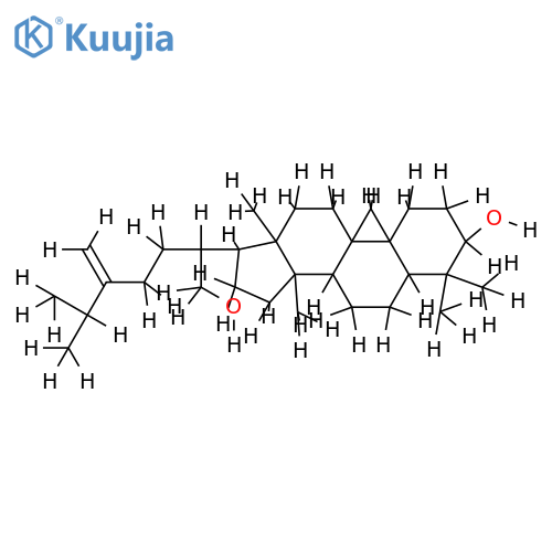 24-Methylencycloartan-3beta.21-diol structure