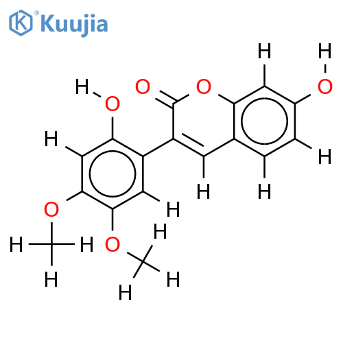 4',5'-Methylene ether-7-Hydroxy-3-(2,4,5-trihydroxyphenyl)-2H-1-benzopyran-2-one structure