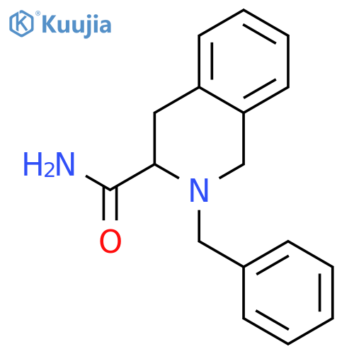 3-Isoquinolinecarboxamide,1,2,3,4-tetrahydro-2-(phenylmethyl)- structure