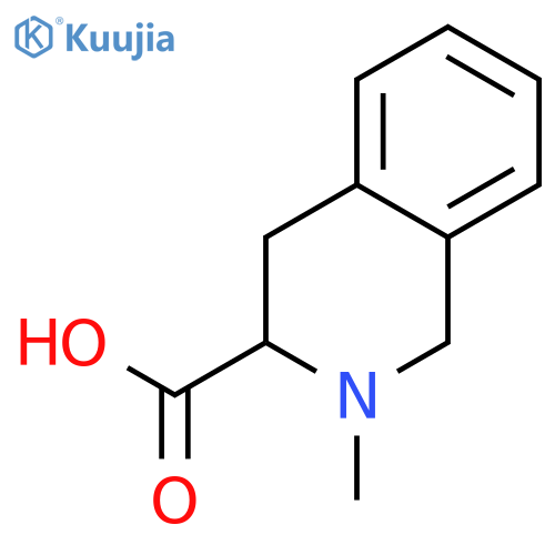 2-Methyl-1,2,3,4-tetrahydroisoquinoline-3-carboxylic acid structure