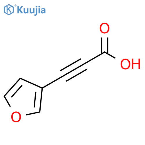 3-(Furan-3-yl)prop-2-ynoic acid structure