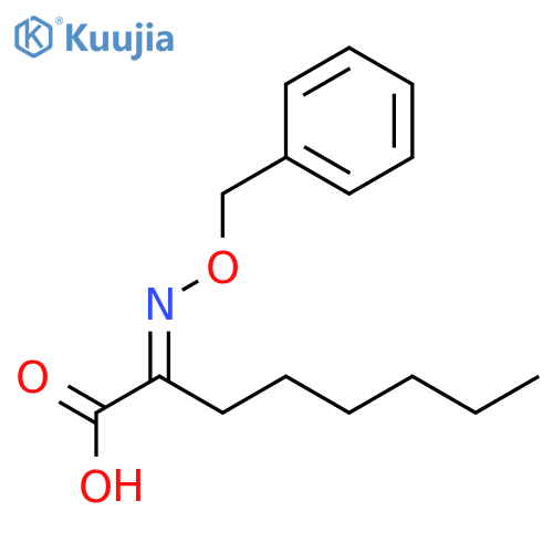 Octanoic acid,2-[(phenylmethoxy)imino]- structure
