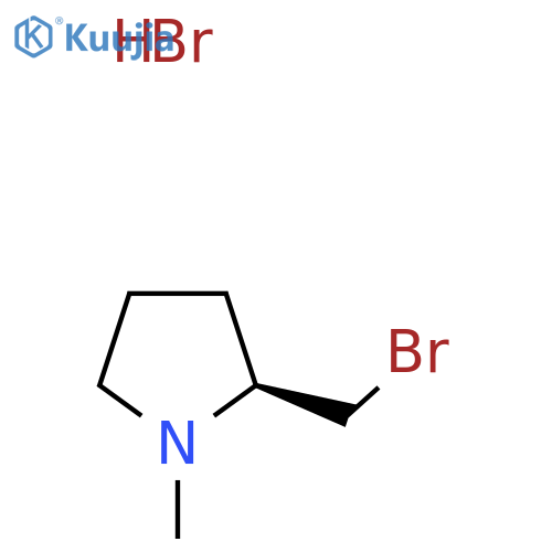 (2S)-2-(bromomethyl)-1-methylpyrrolidine hydrobromide structure