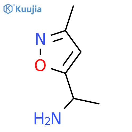 1-(3-Methyl-1,2-oxazol-5-yl)ethan-1-amine structure