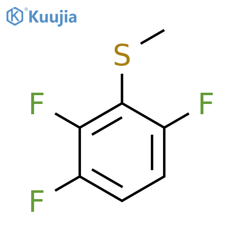 BENZENE, 1,2,4-TRIFLUORO-3-(METHYLTHIO)- structure
