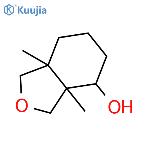 3a,7a-dimethyloctahydro-2-benzofuran-4-ol structure