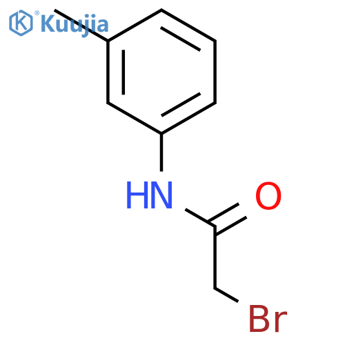 2-bromo-N-(3-methylphenyl)acetamide structure