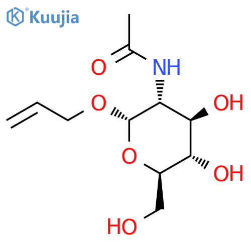 Allyl 2-Acetamido-2-deoxy-α-D-glucopyranoside structure